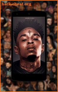 21 Savage Rapper Wallpaper HD screenshot