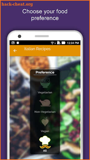 2100 Italian Food Recipes Offline: Healthy Cuisine screenshot