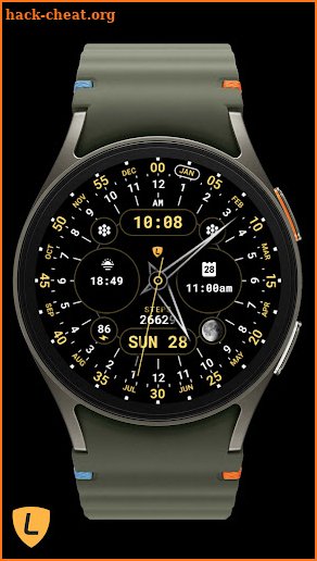 24 Hour Watch Face 082 screenshot