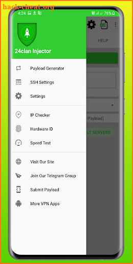 24clan Injector - SSH/HTTP/SSL TUNNEL VPN screenshot