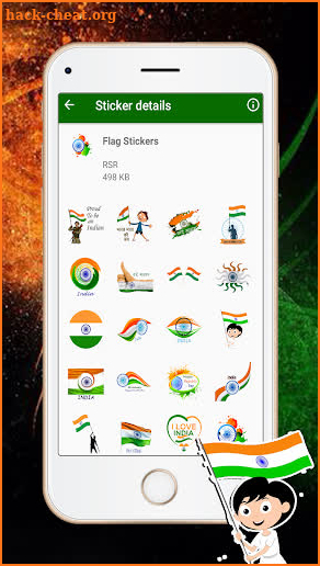 26 January  Republic Day sticker - WAStickerApps screenshot