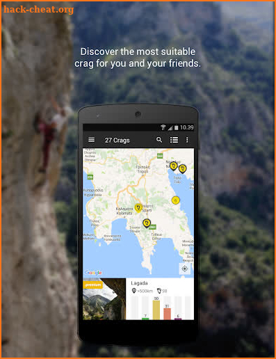 27 Crags - Rock Climbing App screenshot