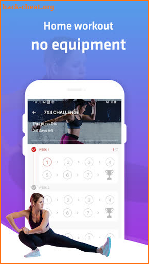 28 Fitness Challenge screenshot