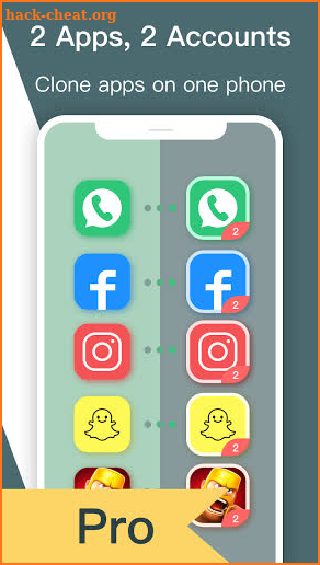 2Accounts Pro: App Clone screenshot