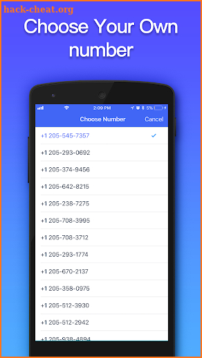 2Call - Second Phone Number for Free Text & Call screenshot