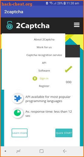 2captcha app screenshot
