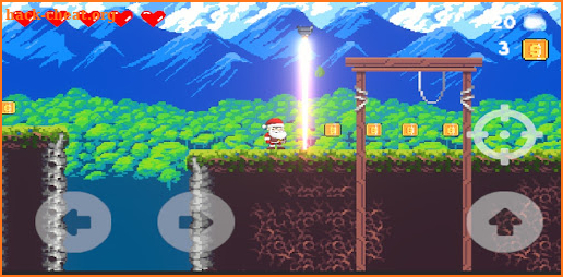 2d santa platformer screenshot