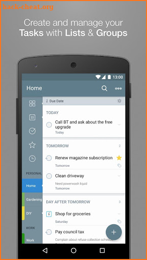 2Do - Reminders, To-do List & Notes screenshot