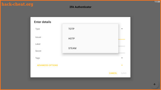 2FA - Two-factor Authentication screenshot