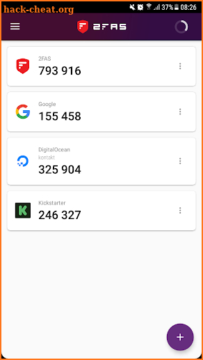 2FAS Authenticator screenshot
