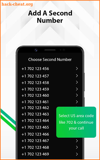 2nd Line Second Phone number free Text & Call Tips screenshot