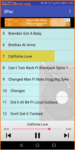 2Pac Songs screenshot