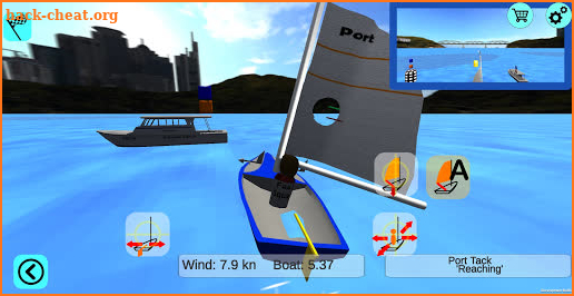 2Sail Sailing Simulator, 3D wi screenshot