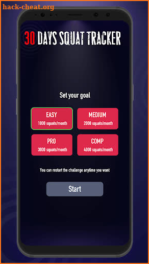 30 Days Squat Tracker screenshot