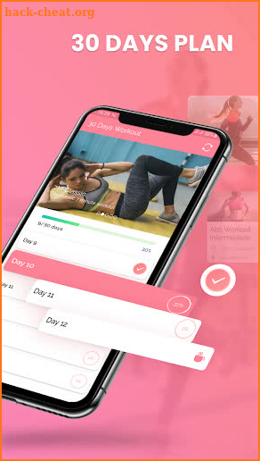 30 Days Women Workout - Fitness Challenge screenshot