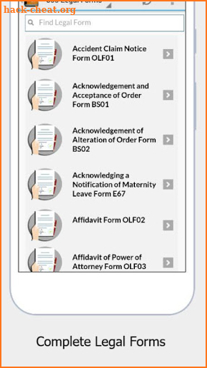 300 Legal Forms screenshot