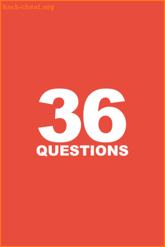 36 Questions screenshot