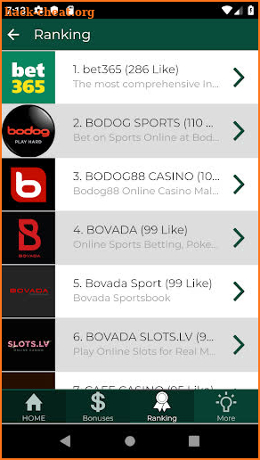 365 live Best Bet Tips screenshot