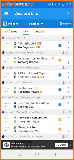 365 livescores screenshot