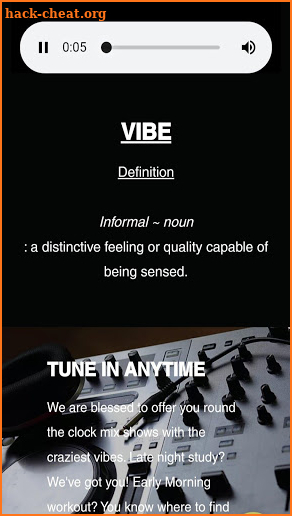 365FmTheVibe.com screenshot