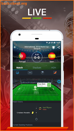 365Scores - WC 2018 Live Scores screenshot