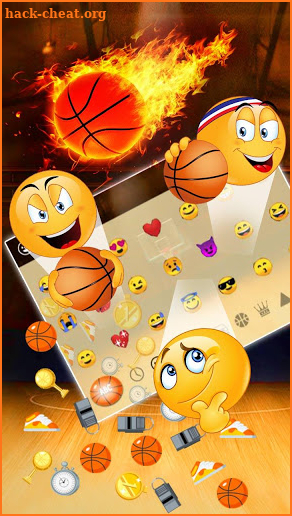 3D Basketball Gravity Keyboard Theme screenshot