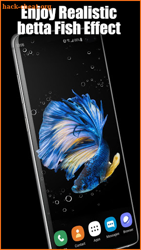 3D Betta Fish Live Wallpaper screenshot