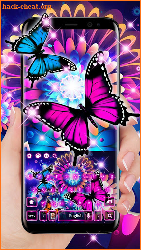 3D Butterfly Keyboard screenshot