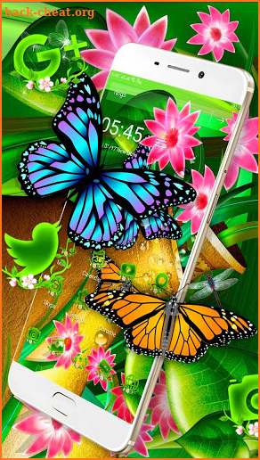 3D Butterfly Parallax Theme🦋 screenshot