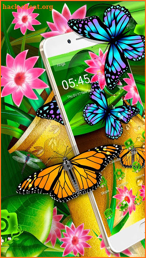 3D Butterfly Parallax Theme🦋 screenshot