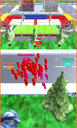 3D Crowd City War screenshot