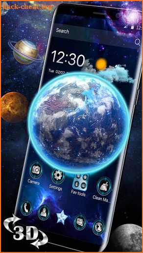 3D Earth Launcher screenshot