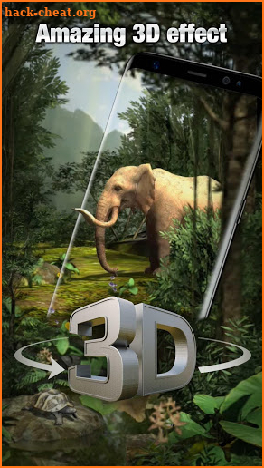 3D Elephant & animal Live Wallpaper for Free screenshot