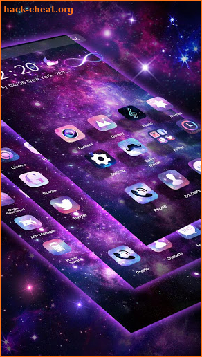 3D Fantasy Galaxy Theme screenshot