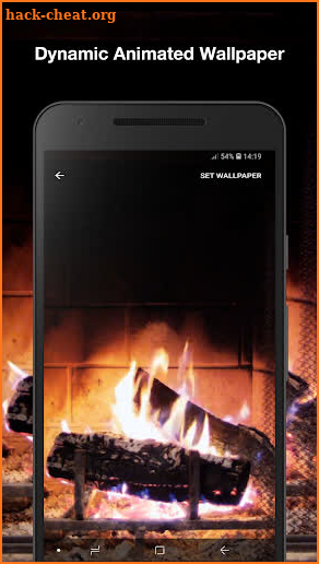 3D Fireplace Live Wallpaper screenshot