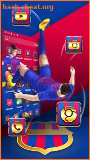 3D Football Barcelona Shooter Theme screenshot