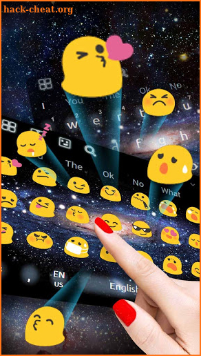 3D Galaxy Live Keyboard screenshot