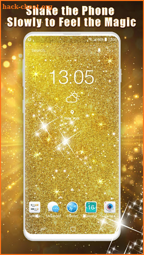 3D Glitter Live Wallpaper screenshot