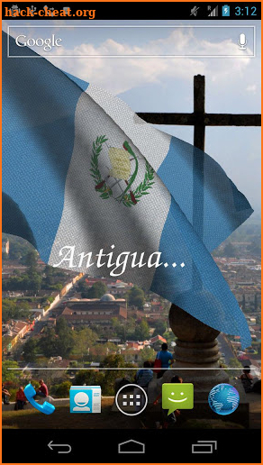 3D Guatemala Flag LWP screenshot