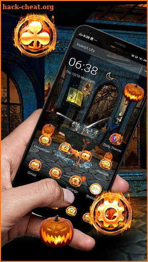 3D Halloween Ghost Night Party Theme 👻 screenshot