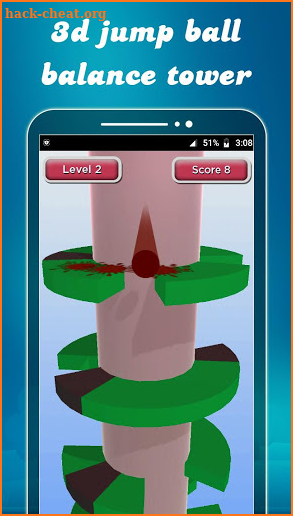 3d Helix Jump Ball – Tower Balance Game screenshot