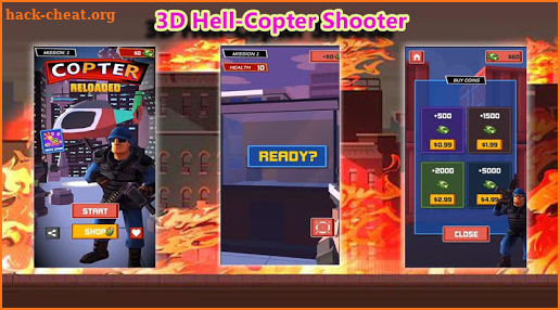 3D Hell-Copter Shooter 2020 screenshot