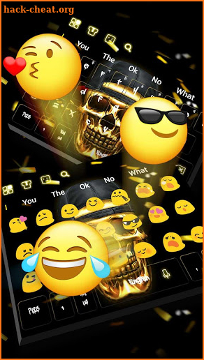 3D Hip-Hop Skull Keyboard screenshot