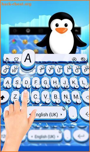 3D Ice Water Keyboard Theme screenshot