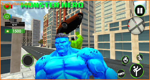 3D Incredible Monster Hero Crime City Survival screenshot