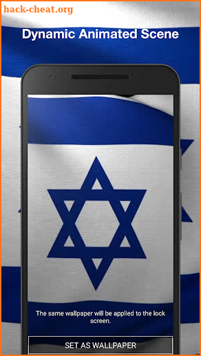 3D Israel Flag Live Wallpaper screenshot