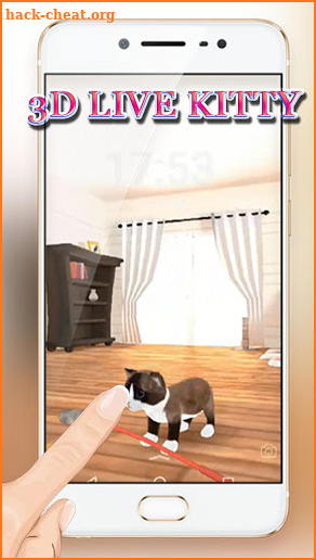 3D Live Cute Kitty Lock Theme screenshot