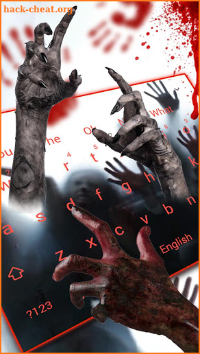 3D Live Walking Dead Zombie Keyboard screenshot