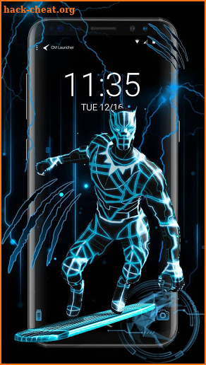 3D Marvel Hero Lock Screen Theme screenshot