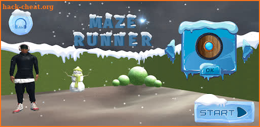 3D Maze Run Christmas Special screenshot